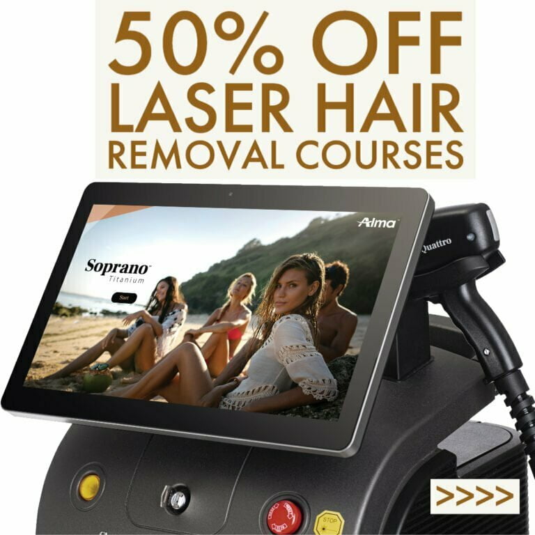 50% off laser hair removal courses